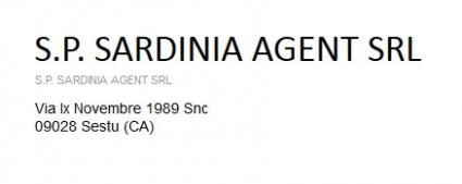 S.P. SARDINIA AGENT SRL